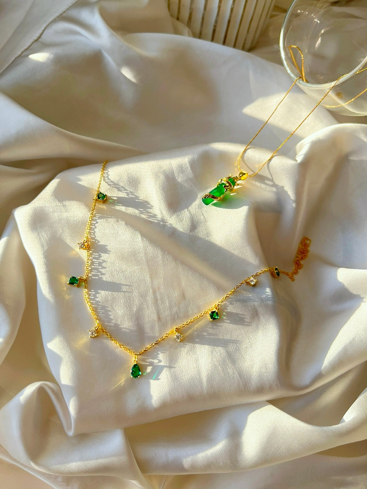 Jade Beaded Necklace